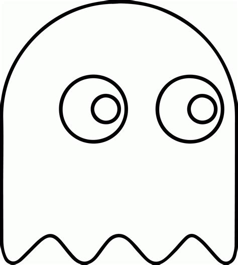 Printable Pac Man Ghosts